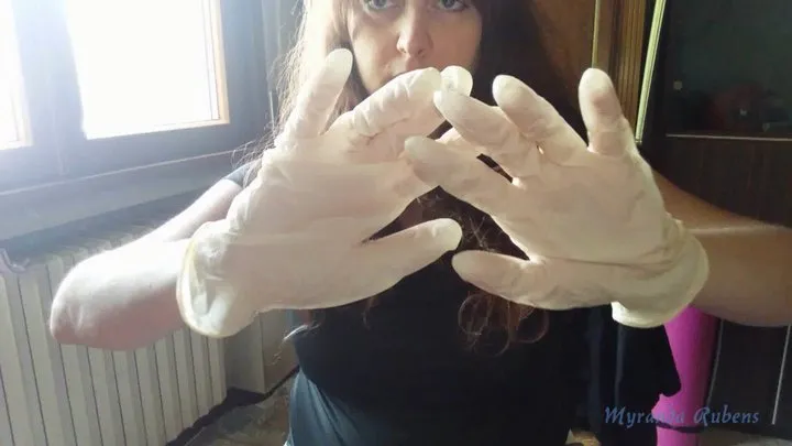 Latex gloves