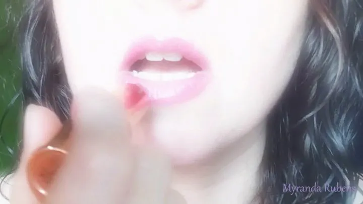 Pink lips.