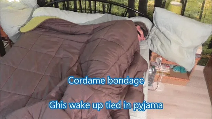 Ghis wake up tied in pyjama