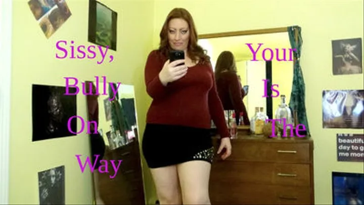 Sissy Your Bully Is On The Way