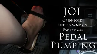 JOI Open Toed Heeled Sandals Pantyhose Pedal Pumping Driving SUV - Kylie Jacobx