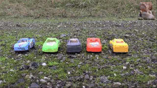Toy Cars meets my Cofra steel toe Wellies