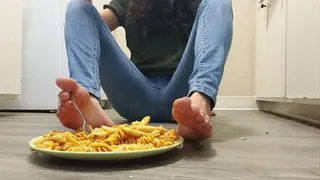 Yvette Demone: Crushing a plate of Pasta Noodles