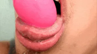 HUSH vibrator in my mouth