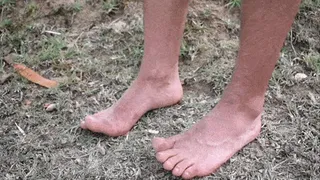 Feet in the grass