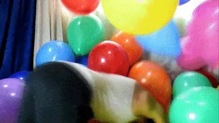 Many balloons