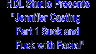 Jennifer MILF Casting Part 1 Facial