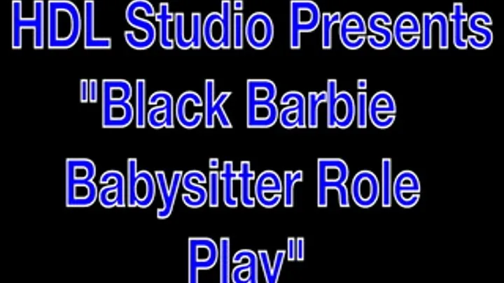 Black Barbie Babysitter Role Play