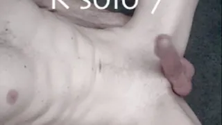 Heteroflexible K solo V7a: slim fit muscular sexy older hung straight uninhibited masturbation solo