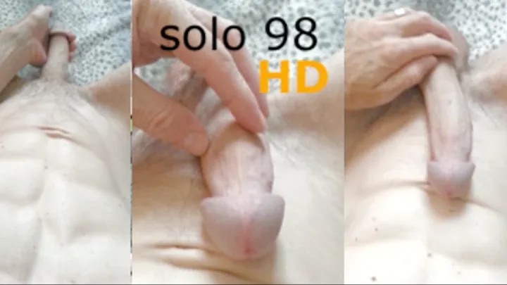 Heteroflexible K solo V98: thin fit muscular hung older twunk POV masturbation