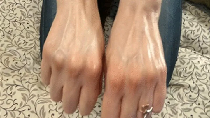 Hands, fingers and veins