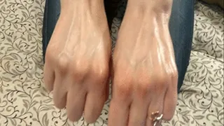 Hands, fingers and veins