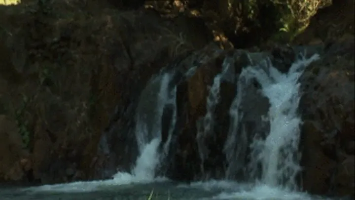 Gay lovers fucking by the waterfalls