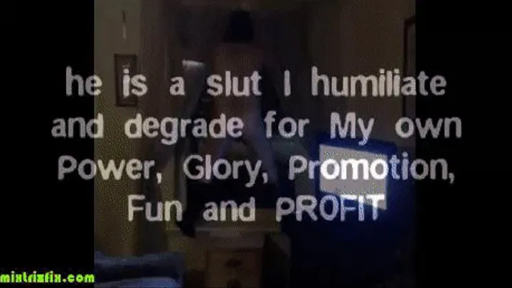 Humiliation Slut EXPOSED Online-over and over...