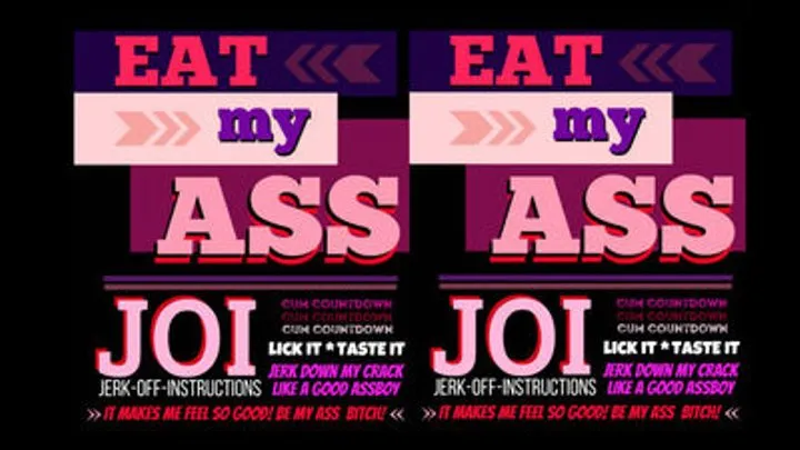 Eat My Ass JOI mp3