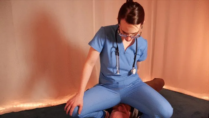 Horny Nurse Takes a Load Off with Facesitting - FemDom