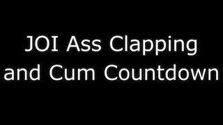 JOI Ass Clapping with Cum Countdown