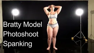 Bratty Model Photo Shoot Spanking