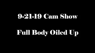 Full Body Oil and Lush Cum Cam Show