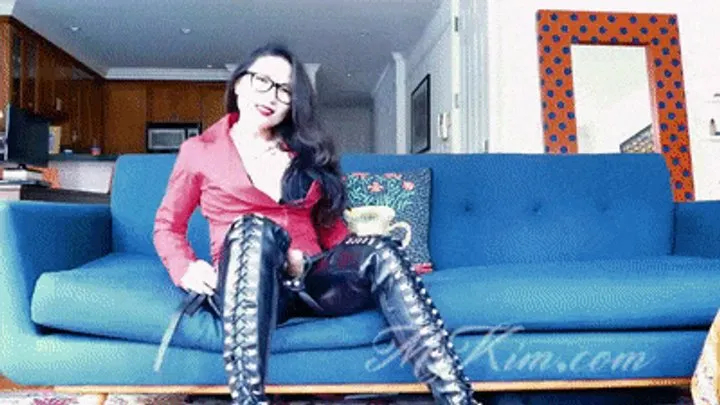 Boots, Latex, StrapOn Humiliation Mz Kim