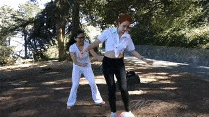 Pantsing In The Park! w/ Mz. Kim & Luna Lain