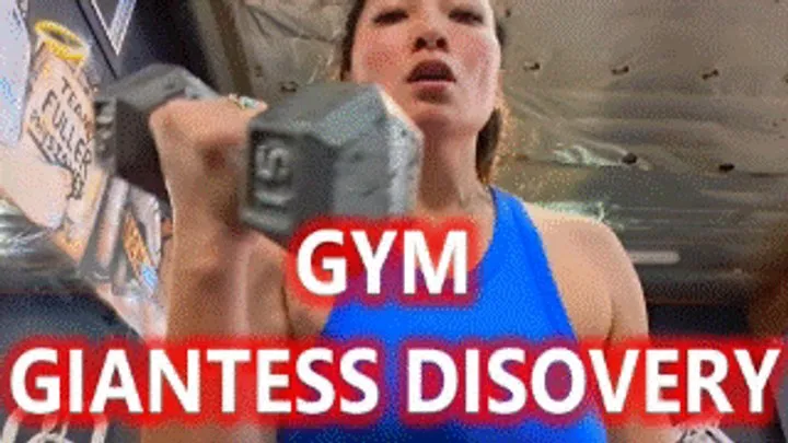 Gym Giantess Discovery - Mz Kim Unaware Giantess Workouts Femdom Vore Domination And Voyeur Muscle Worship