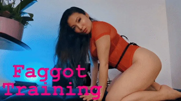 Faggot Training - Gay Confession Slut Training and Blowjob Encouragement to Asian Goddess Make Me Gay Jerk Off Instruction MzKim