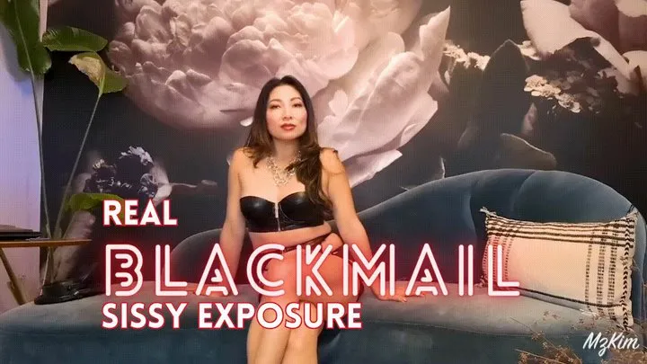 Real Blackmail Exposure Of A Sissy