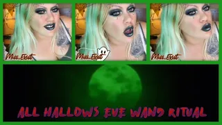 All Hallows Eve Wand Ritual