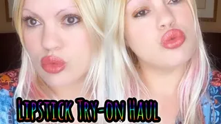 Lipstick Try On Haul