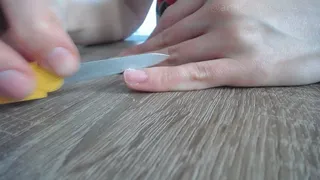 Filing Finger Nails