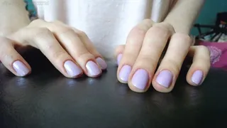 Fingers Cuticle Oiling after Manicure