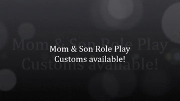 Step-Mom & Step-Son Roleplay