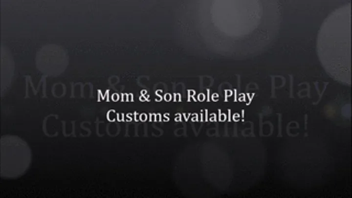 Step-Mom & Step-Son Role Play