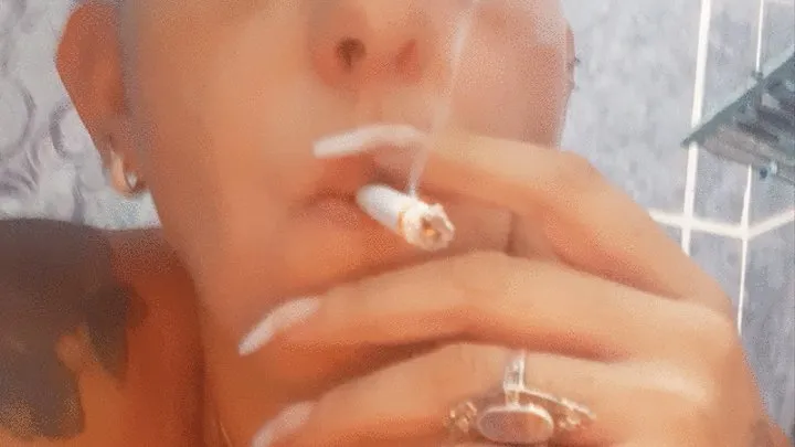 Nude erotic smoke