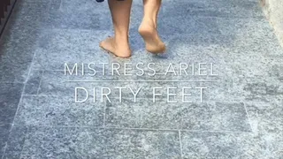 Ariel dirty feet and worship