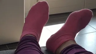 Ariel foot worship and gagging