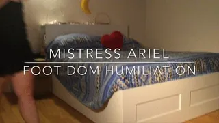 Ariel footdom humiliation