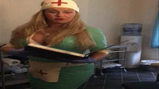 Nurse Erika in tight latex uniform