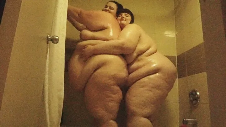 BBW & SSBBW Caught Making Out In Shower!