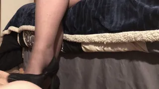 Brie's Lace High Heel Footjob