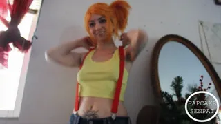 Misty Teases Her Boobs Without a Bra