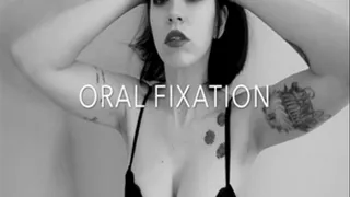 85 - Oral Fixation and Lipstick Smearing Black n White