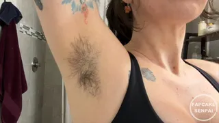 Hairy Armpit Shaving While Giving Incel Affirmations