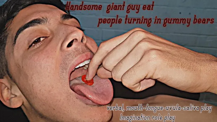 Sexy Jock Giant eat people turning in gummys