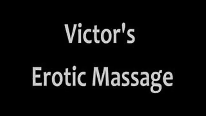 Str8 guy Victor receives erotic massage!