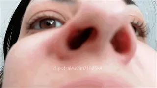 Big nose in your face