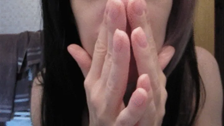 Nose picking & snot blowing (close up)