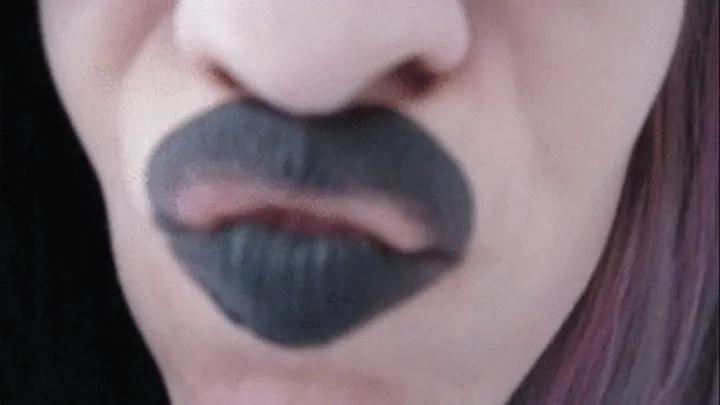 Smelling black lips