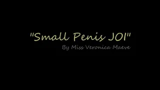 Small Penis JOI
